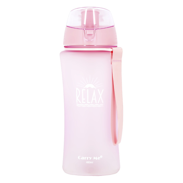Бутылка для воды Fun Relax Pink матовая