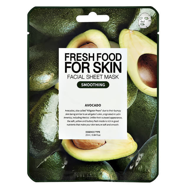 Маска для лица Fresh Food с экстрактом авокадо (разглаживающая)