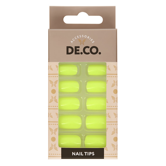 Набор накладных ногтей DECO. Glow Neon