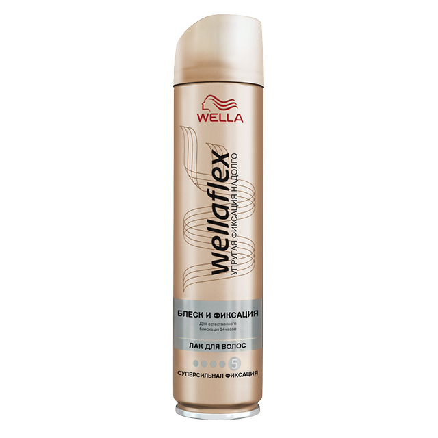 Лак для волос Wella Wellaflex Блеск и фиксация суперсильной фиксации