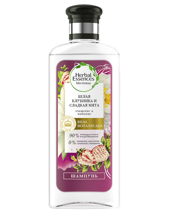 Шампунь для волос Herbal Essences белая клубника и сладкая мята