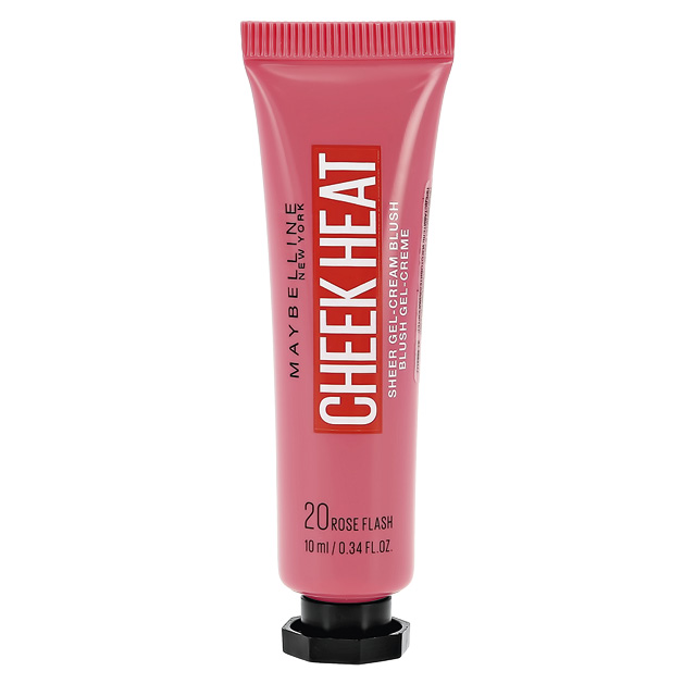 Румяна для лица Maybelline Cheek Heat гелево-кремовые тон 20 rose flash