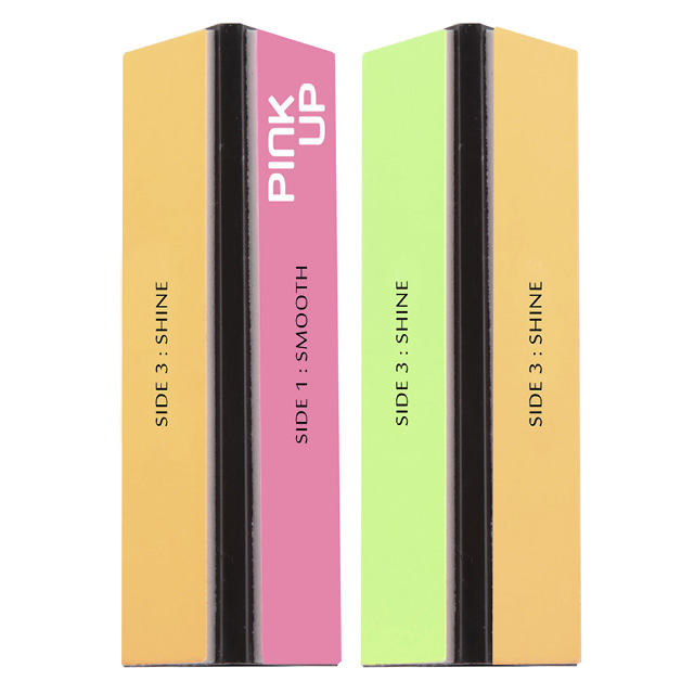 Блок полировочный Pink Up Accessories` 3-х сторонний 240/320/1500 грит