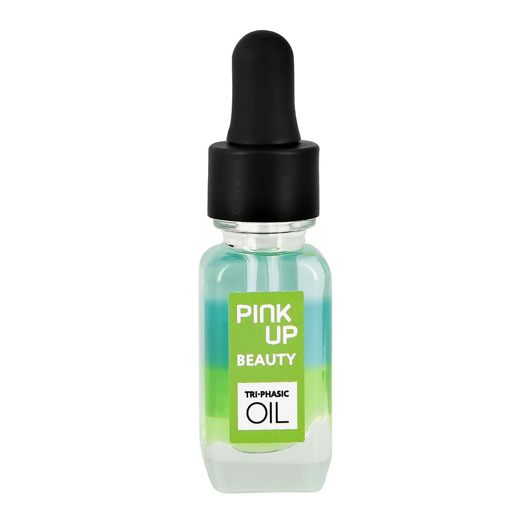 Масло для ногтей и кутикулы Pink Up Beauty, Tri-phasic Oil