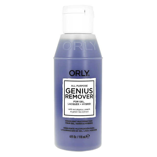 Жидкость для снятия лака, геля и блесток Orly Genius Remover универсальная