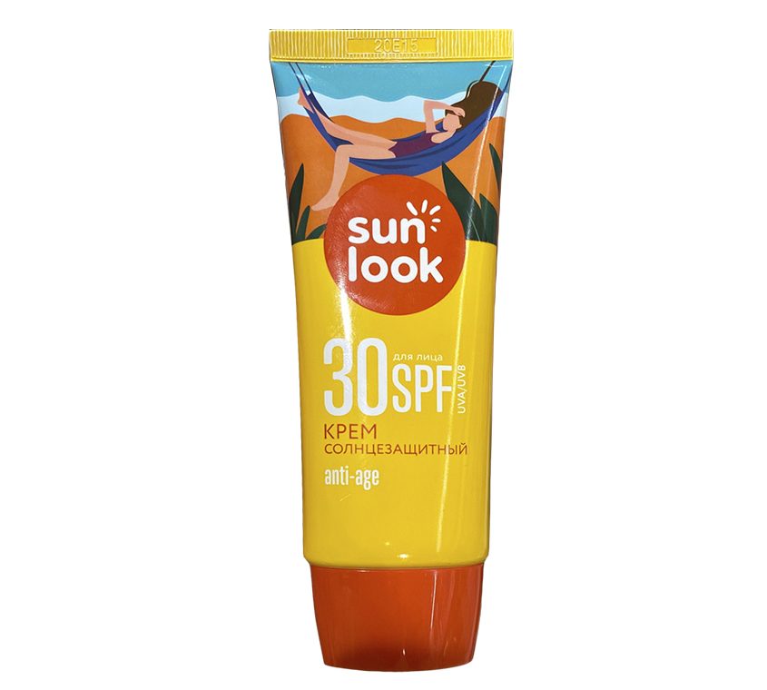 Крем для лица SUN LOOK солнцезащитный ANTI-AGE SPF-30