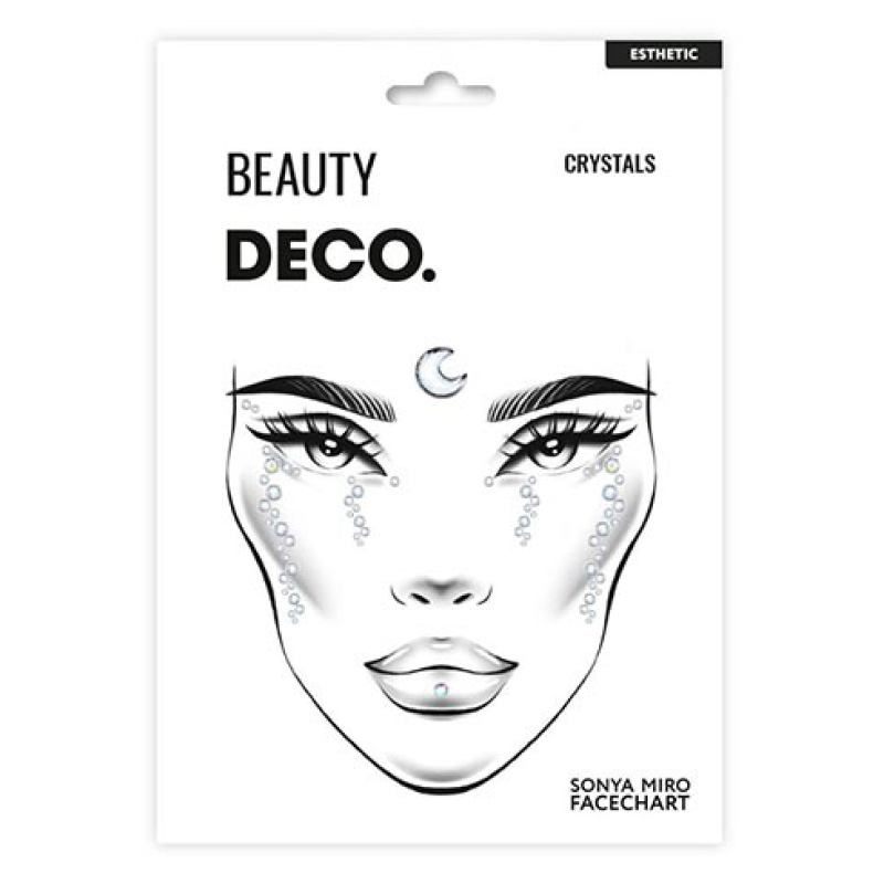 Кристаллы для лица и тела DECO. Face Crystals By Miami Tattoos (Esthetic)