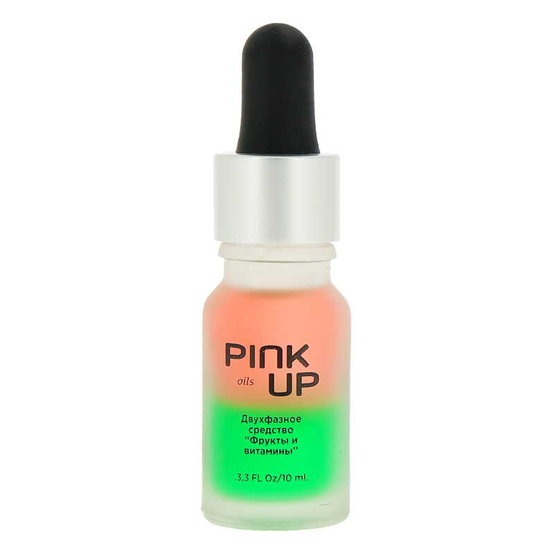 Средство для ногтей и кутикулы Pink Up Beauty Oils Фрукты и витамины (двухфазное)