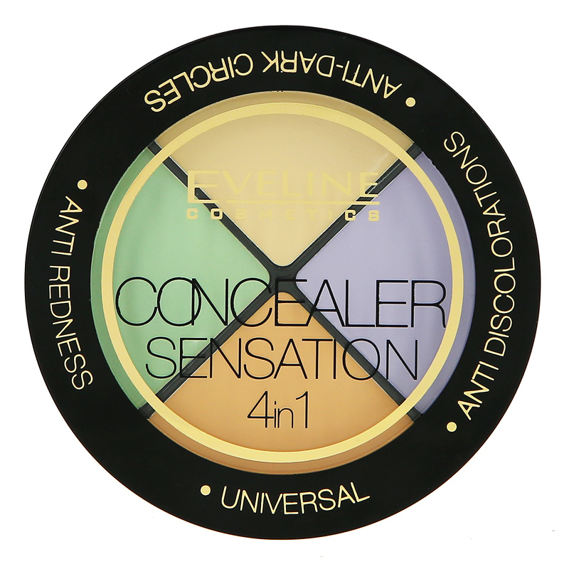 Набор консилеров для лица Eveline Concealer Sensation 4 в 1