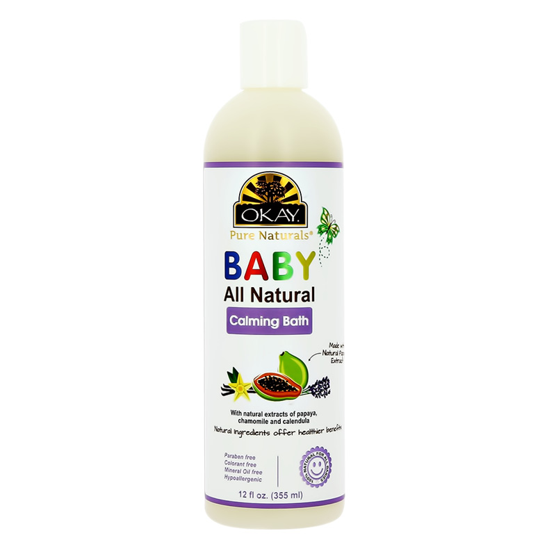 Средство для купания детское Okay Baby успокаивающее с экстрактом папайи