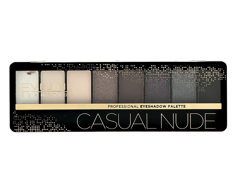 Палетка теней для век Eveline Eyeshadow Professional Palette тон 04 (Casual Nude)