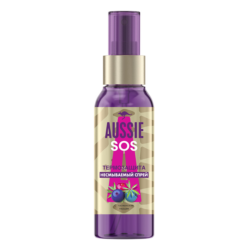 Спрей для волос Aussie SOS термозащита (несмываемый)