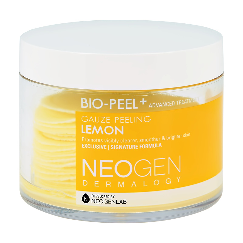 Диски для лица Neogen Bio-Peel+ отшелушивающие с экстрактом лимона