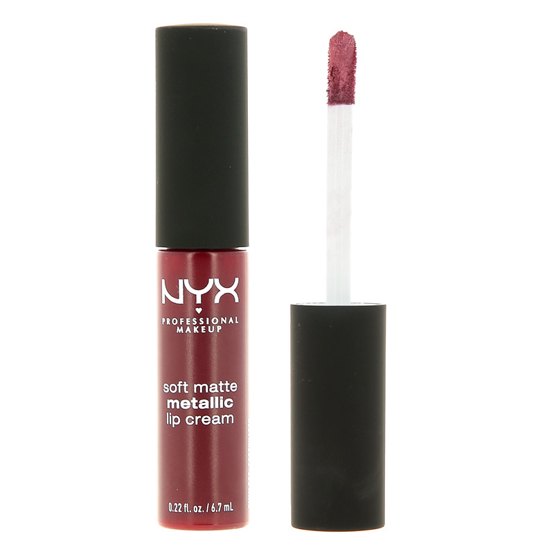 Помада для губ NYX Professional Makeup Soft Matte Metallic Lip Cream тон 02 Copenhagen металлик жидкая