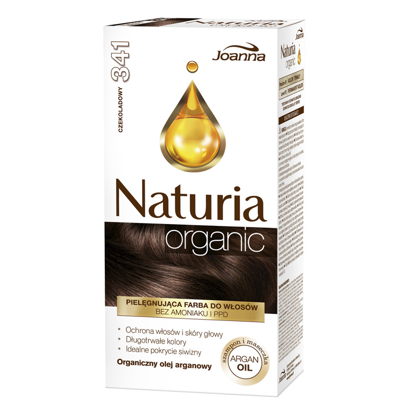 Краска для волос Naturia Organic, шоколадный (тон 341), Joanna
