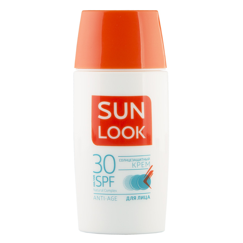 Крем для лица солнцезащитный Anti-Age SPF 30, Sun Look