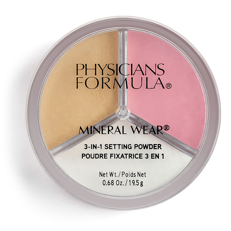 Пудра рассыпчатая для лиц Physicians Formula Mineral Wear 3-In-1 Setting Powder 3 в 1