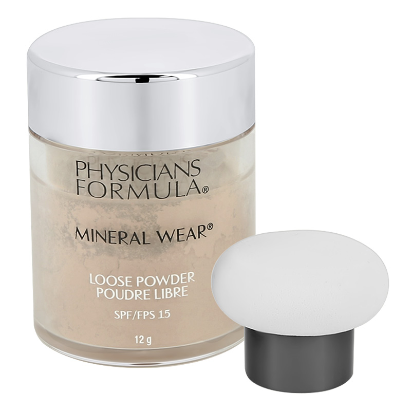 Пудра рассыпчатая для лица Physicians Formula Mineral Wear минеральная SPF 15 тон кремовый натуральный