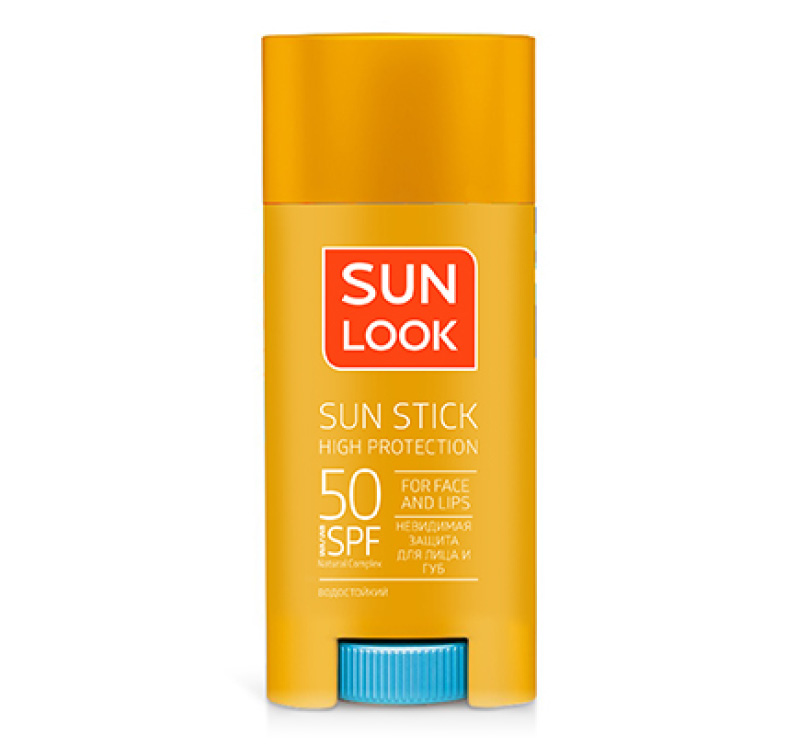 Стик для лица и губ солнцезащитный SPF 50, Sun Look