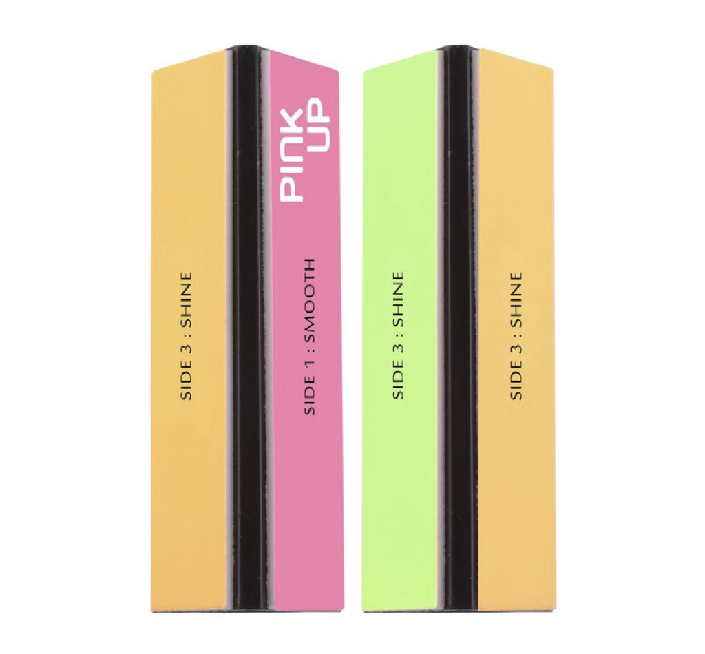 Блок полировочный Pink Up Accessories 3-х сторонний 240/320/1500 грит