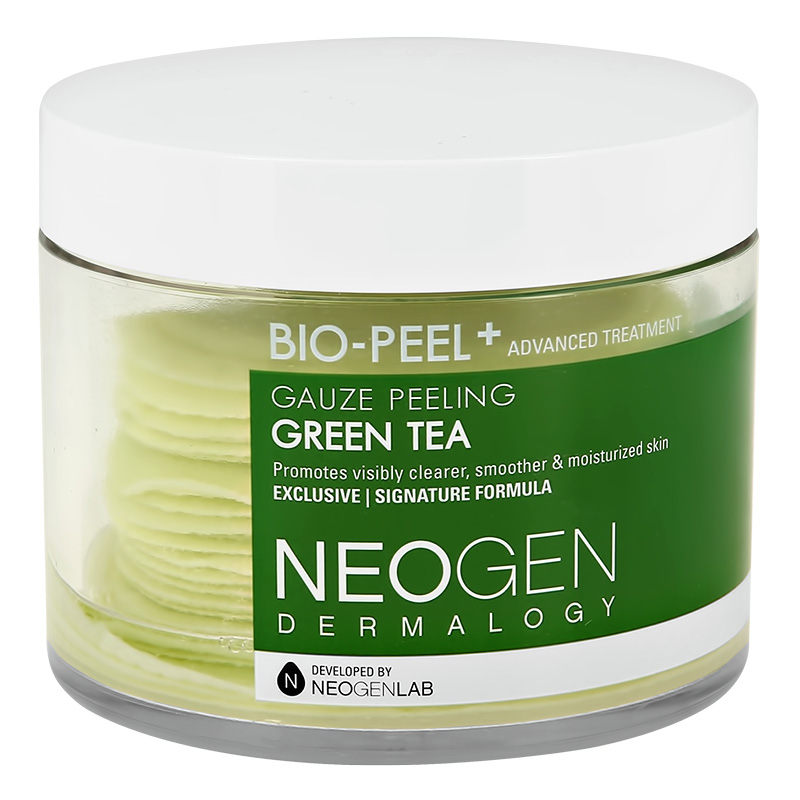 Диски для лица Neogen Bio-Peel+ отшелушивающие с экстрактом зеленого чая