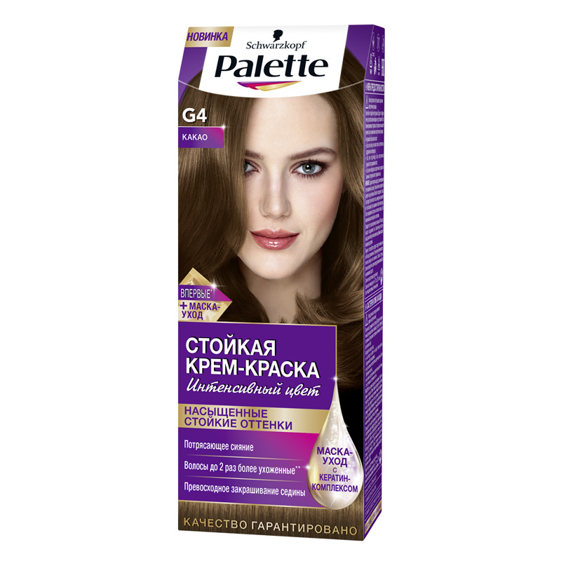 Крем-краска для волос Palette тон G4 (Какао)