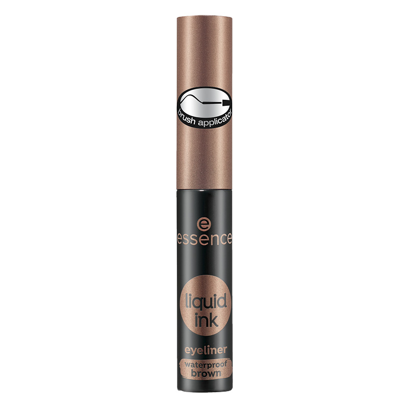 Подводка для глаз Essence Liquid Ink Eyeliner Waterproof водостойкая тон 02 (коричневая)