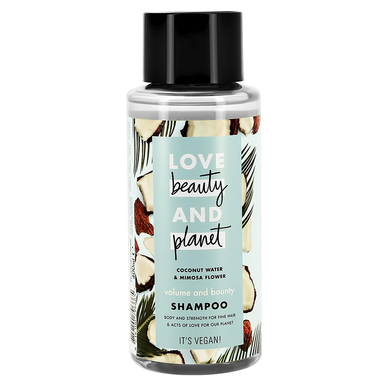 Шампунь для волос Love Beauty And Planet Coconut Water & Mimosa Flower Объем и щедрость (с кокосовой водой и цветами мимозы)