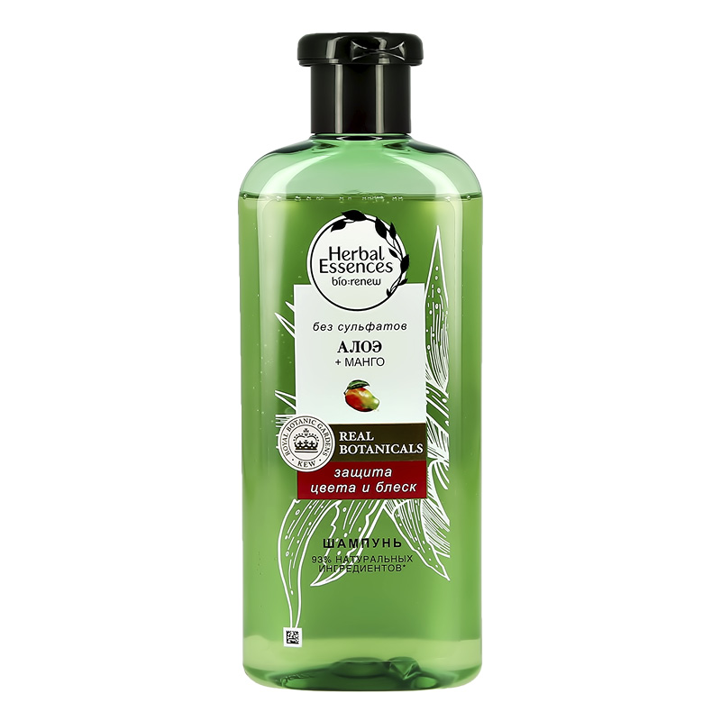 Шампунь для волос Herbal Essences алоэ и манго (защита цвета и блеск) без сульфатов