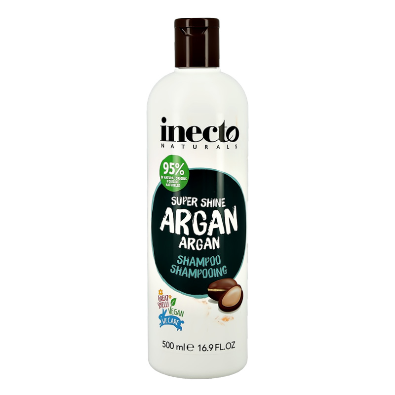 Шампунь для волос Inecto Naturals питательный для придания блеска с аргановым маслом