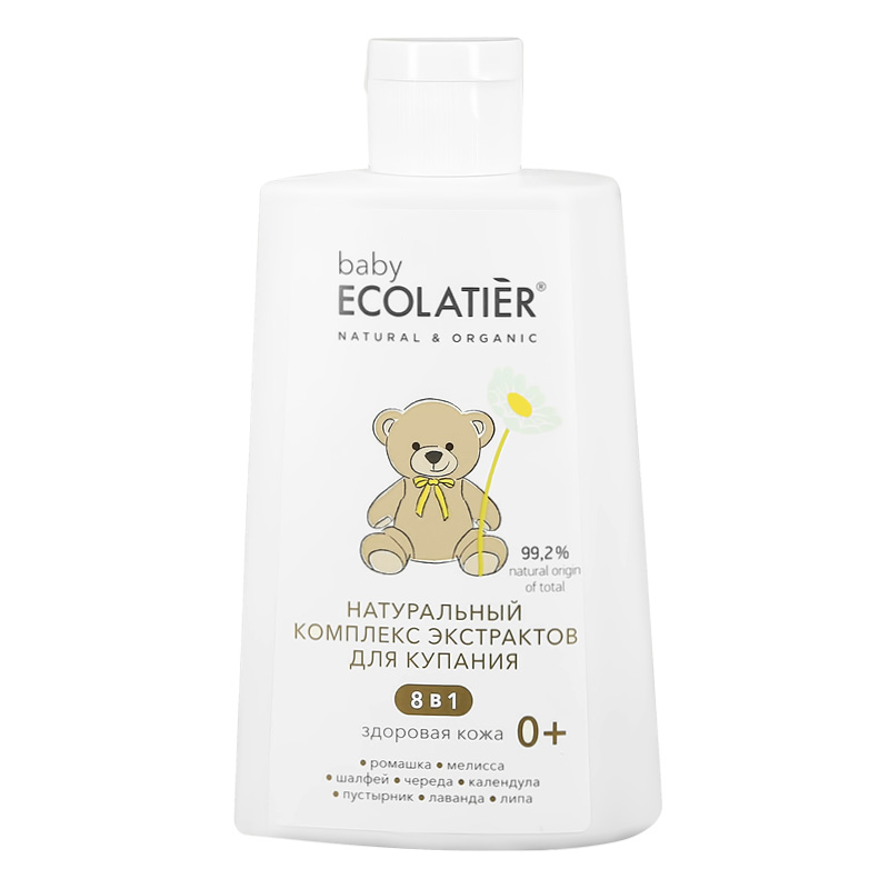 Средство для купания детское Ecolatier Baby 8 в 1 натуральный комплекс экстрактов 0+