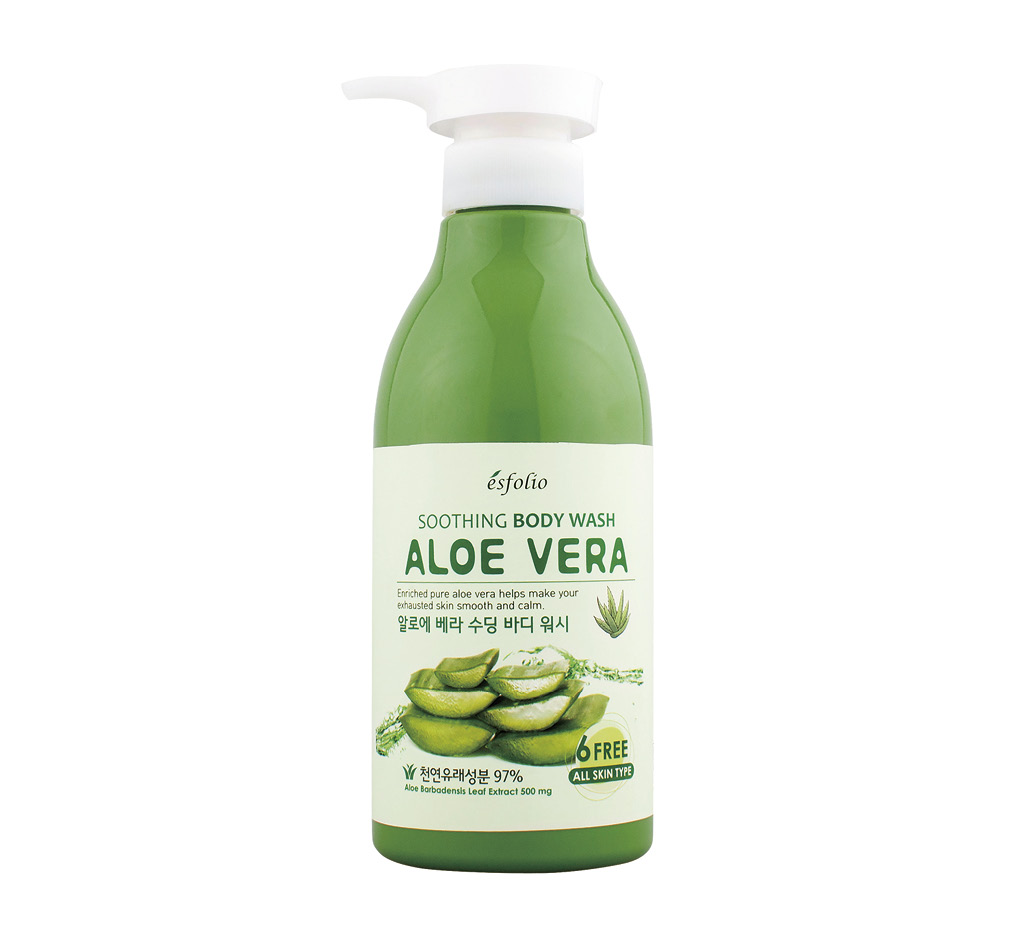 Гель для душа Esfolio Aloe Vera Успокаивающий