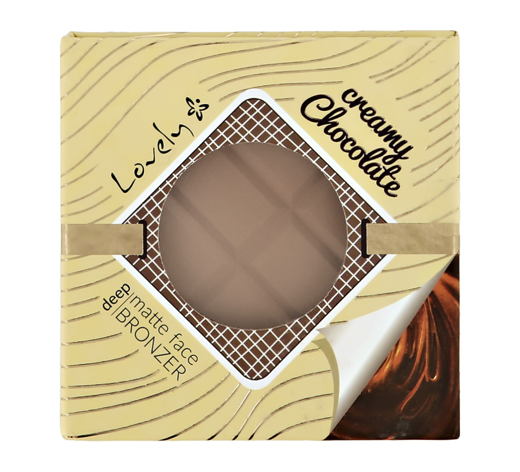 Пудра для лица компактная Lovely Chocolate тон Creamy