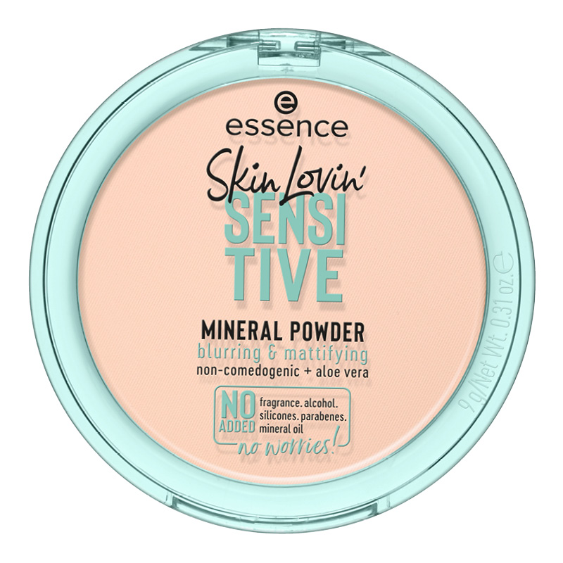 Пудра компактная для лица Essence Skin Lovin` Sensitive минеральная для чувствительной кожи