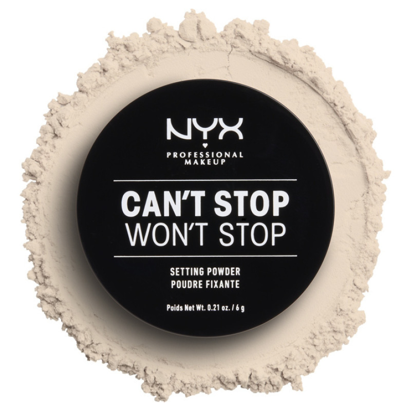 Пудра рассыпчатая для лица NYX Professional Makeup Can`T Stop Won`T Stop тон 01