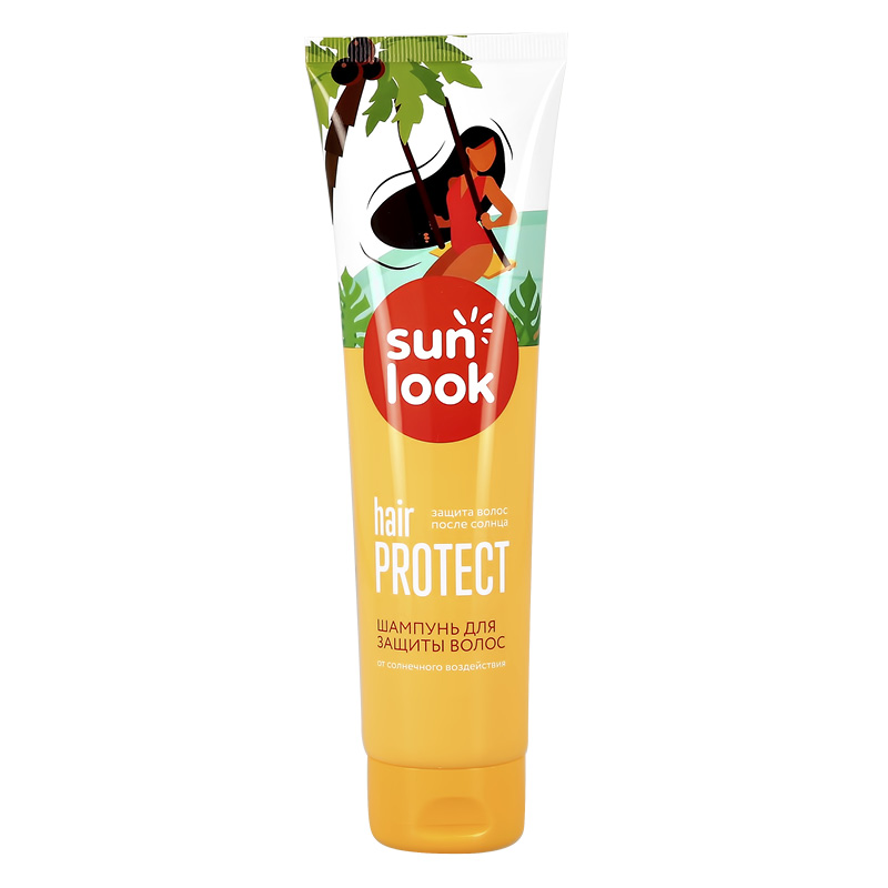 Шампунь для волос Sun Look Hair Protect для защиты волос от солнечного воздействия