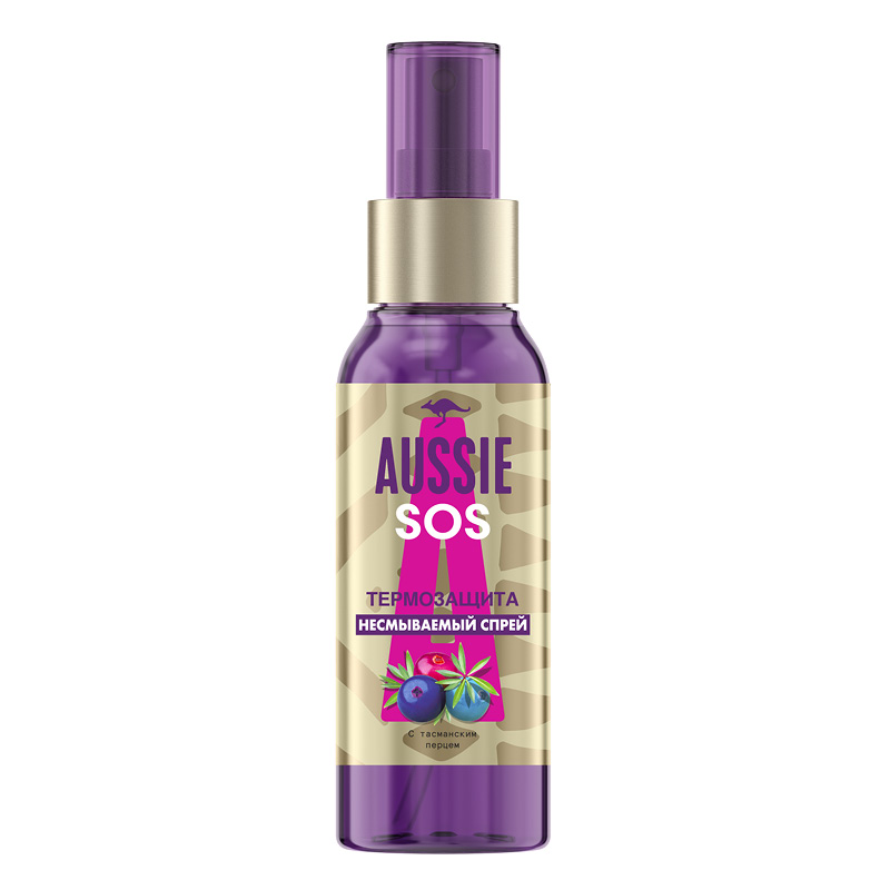 Спрей для волос Aussie SOS Термозащита (несмываемый)