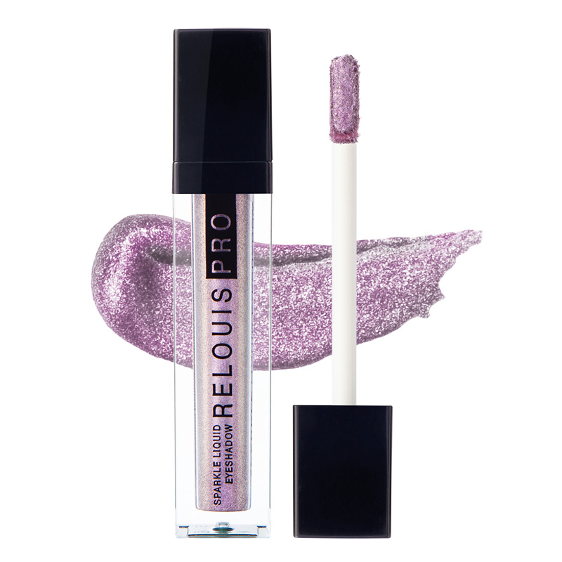 Тени для век Relouis Relouis Pro Sparkle Liquid Eyeshadow жидкие сияющие тон 34 Misty Lavender