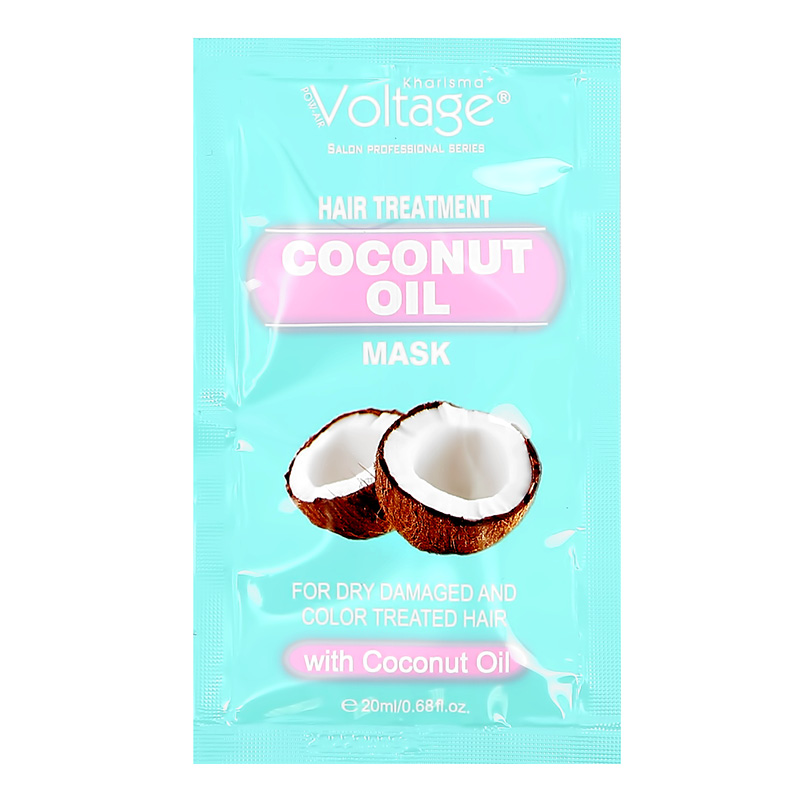Маска для волос Kharisma Voltage с кокосовым маслом для сухих, поврежденных и окрашенных волос
