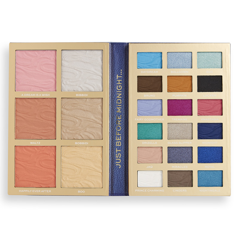 Палетка для макияжа I Heart Revolution Disney (тени для век, румяна, хайлайтер) Storybook Shadow Palette Cinderella