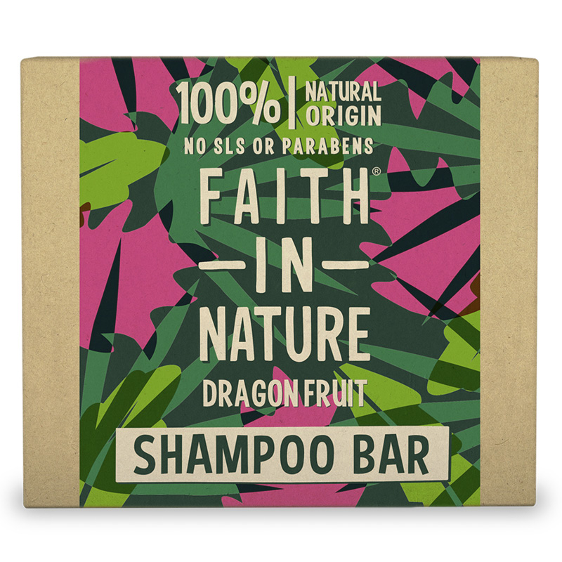 Шампунь для волос Faith In Nature с экстрактом питахайи (твердый)