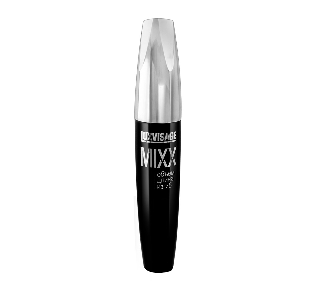 Тушь для ресниц Luxvisage Mixx объем, длина , изгиб (черная)