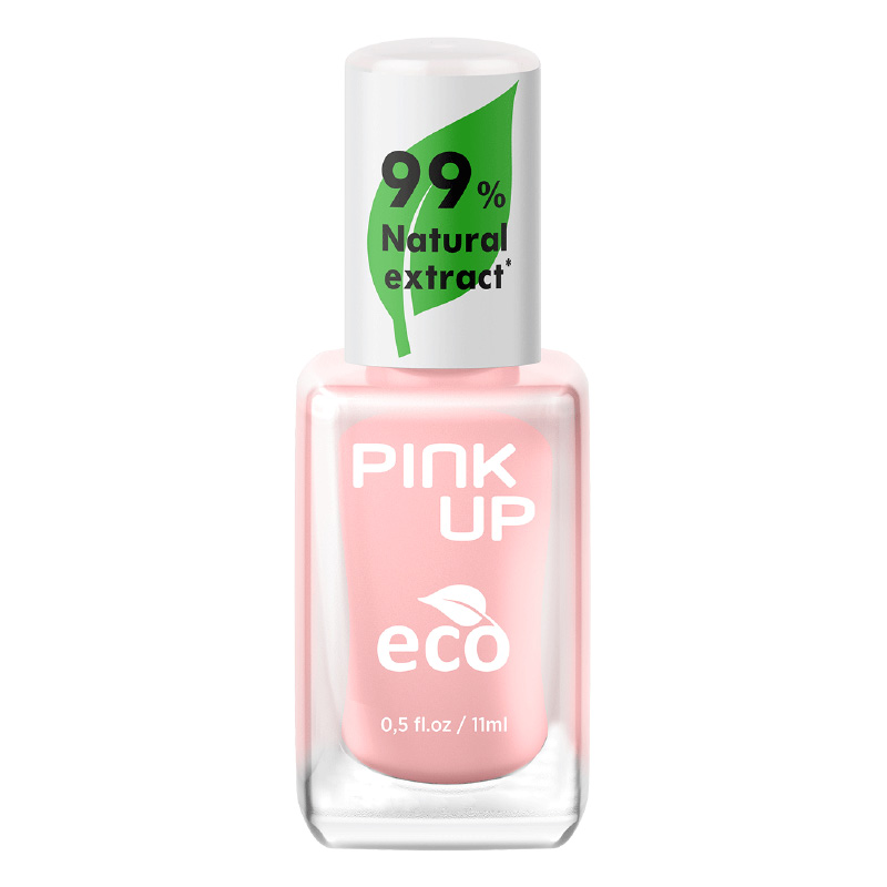 Лак для ногтей Pink Up Eco тон 10 с натуральными ингредиентами