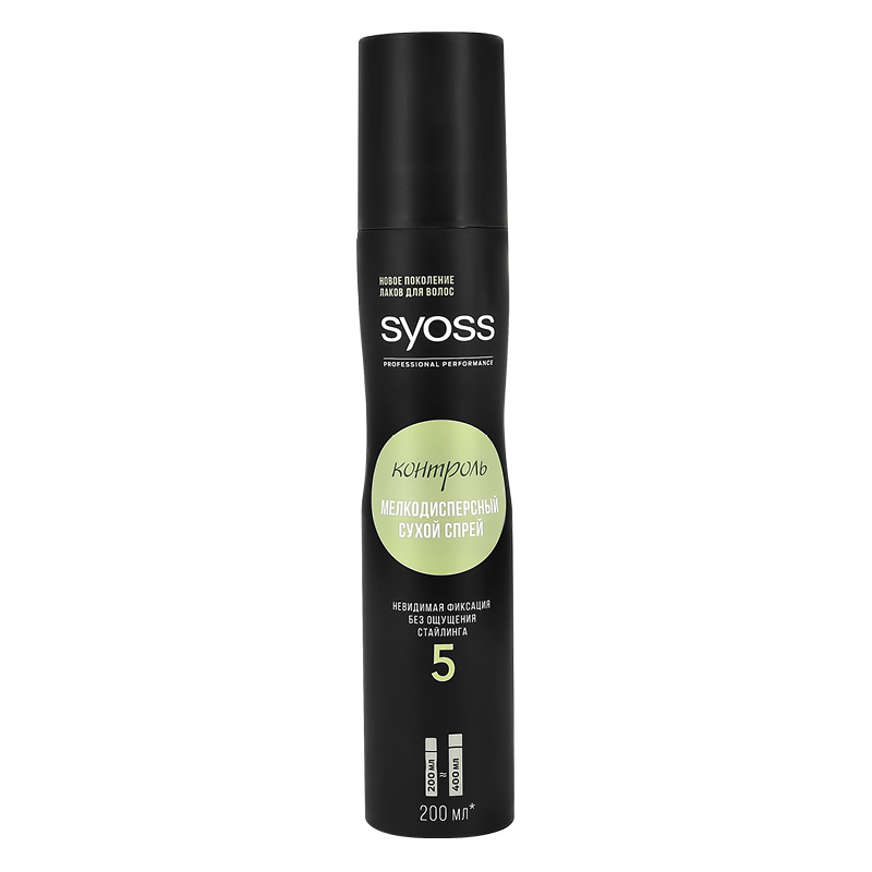 Лак для волос Syoss мелкодисперсный сухой спрей Контроль