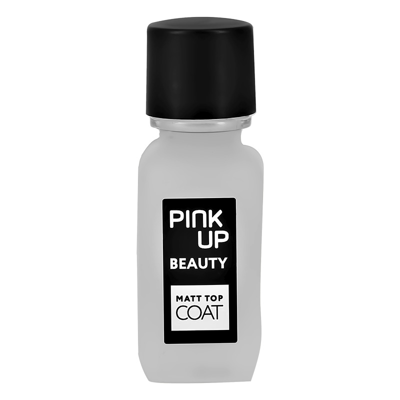 Матирующее верхнее покрытие для ногтей Pink Up Beauty Matt Top Coat