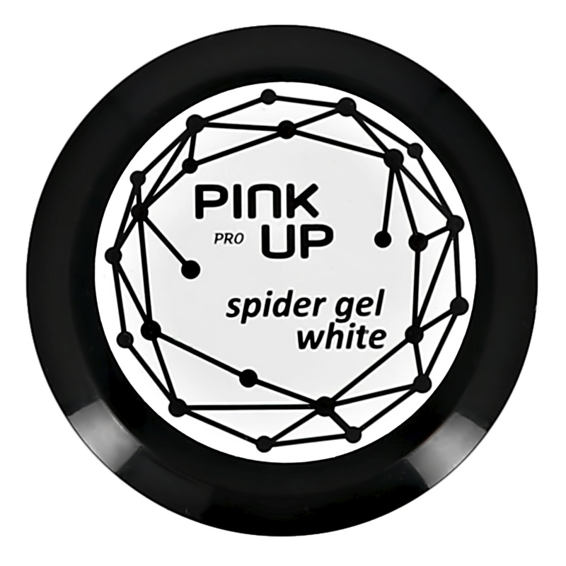 Паутинка-гель для ногтей UV/LED Pink Up Pro Spider Gel White тон 02