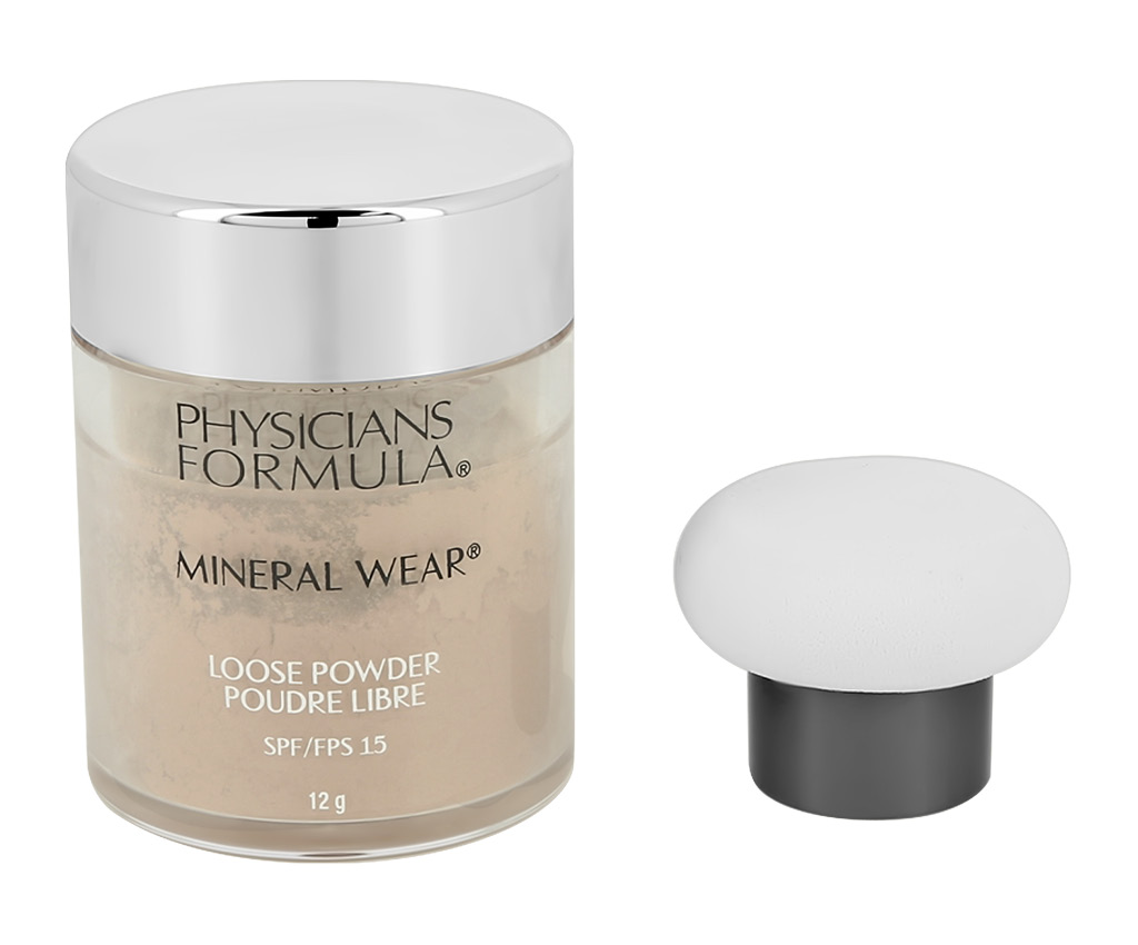 Пудра рассыпчатая для лица Physicians Formula Mineral Wear минеральная SPF 15 тон кремовый натуральный